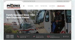 Desktop Screenshot of phoenixcrane.com